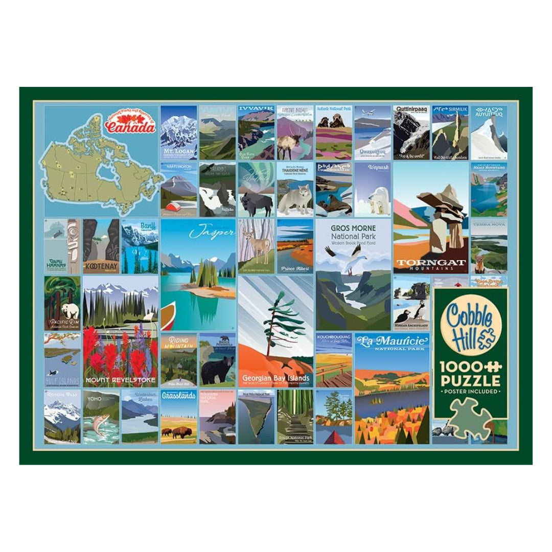 Cobble Hill - National Parks And Reserves Of Canada 1000 Piece Puzzle - The Puzzle Nerds 