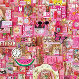 Cobble Hill - Pink 1000 Piece Puzzle - The Puzzle Nerds 