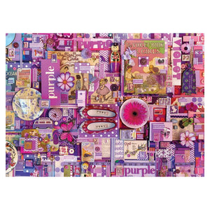 Cobble Hill - Purple 1000 Piece Puzzle - The Puzzle Nerds  