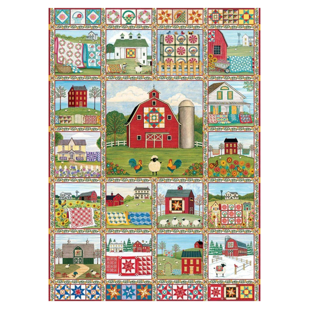 Cobble Hill - Quilt Country 1000 Piece Puzzle - The Puzzle Nerds  