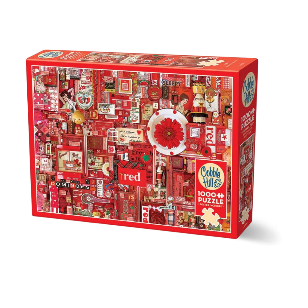 Red 1000 Piece Puzzle – The Puzzle Nerds