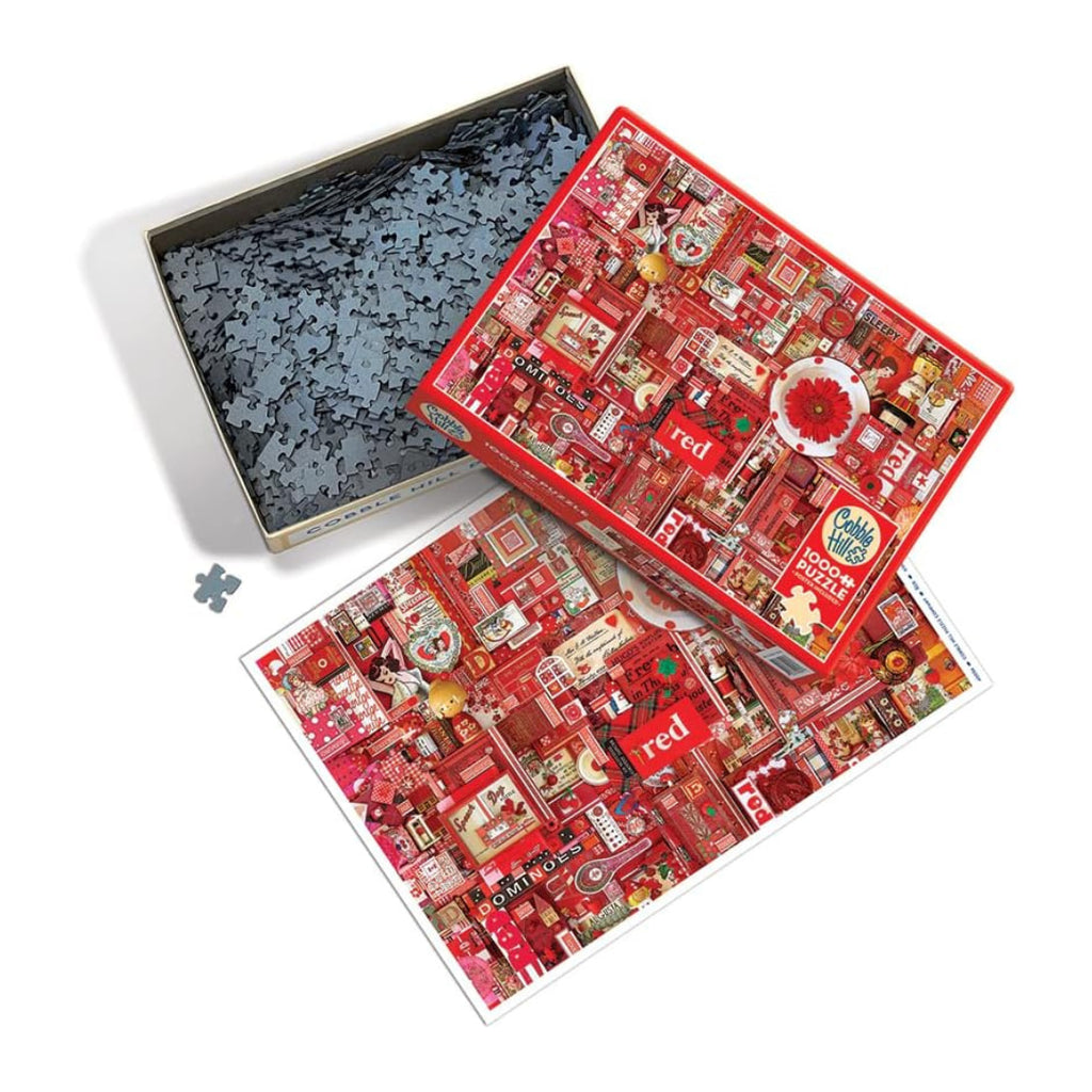 Iconic Puzzles Reds Red 1000 Piece Puzzle – The Puzzle Nerds