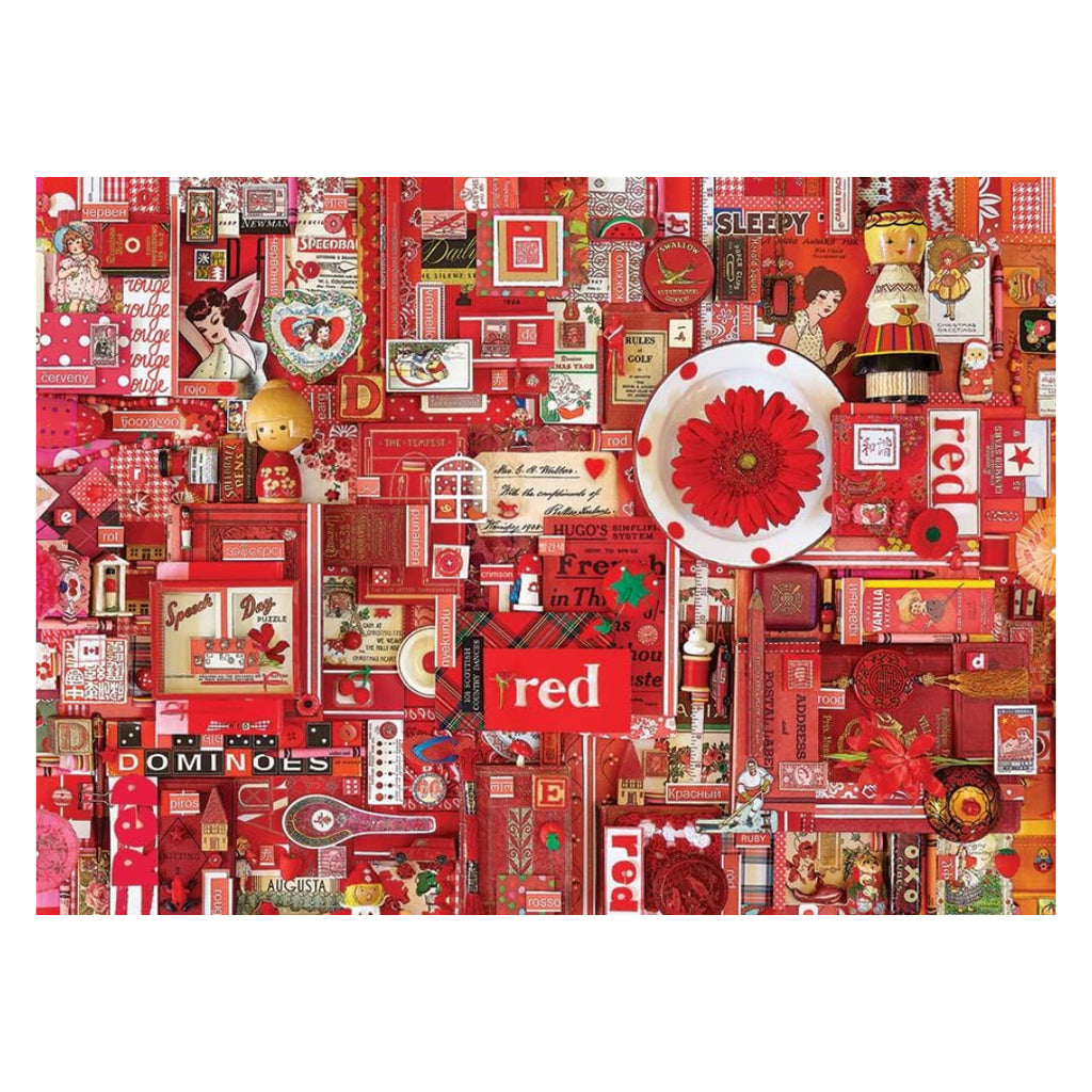 Iconic Puzzles Reds Red 1000 Piece Puzzle – The Puzzle Nerds