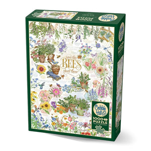 Cobble Hill - Save The Bees 1000 Piece Puzzle - The Puzzle Nerds 