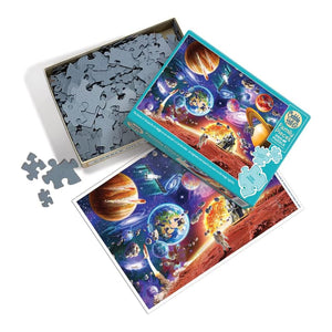 Cobble Hill - Space Travels 350 Piece Family Puzzle - The Puzzle Nerds 