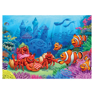 Cobble Hill Puzzle - Clownfish Gathering 35 Piece Tray Puzzle - The Puzzle Nerds 