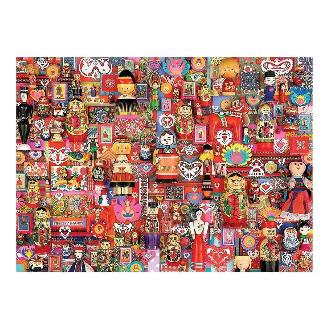 Cobble Hill Puzzle - Dollies 1000 Piece Puzzle - The Puzzle Nerds 
