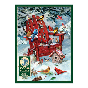 Cobble Hill Puzzles - Adirondack Birds 1000 Piece Puzzle - The Puzzle Nerds  