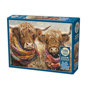 Cobble Hill Puzzles  - BRRR! 500 Piece Jigsaw Puzzle - The Puzzle Nerds 