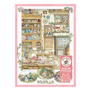 Cobble Hill  Puzzles -Brambly Hedge Picnic Preparations 500 Piece Puzzle - The Puzzle Nerds 