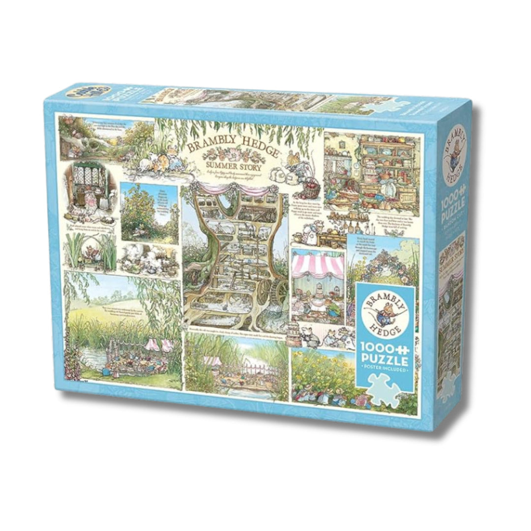 Cobble Hill Puzzles -Brambly Hedge Summer Story 1000 Piece Puzzle- The Puzzle Nerds  