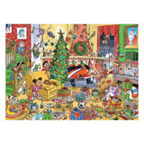 Cobble Hill Puzzles - Catching Santa 350 Piece Family Puzzle - The Puzzle Nerds  