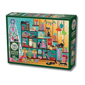 Cobble Hill Puzzles - Christmas Cats 1000 Piece Puzzle - The Puzzle Nerds  