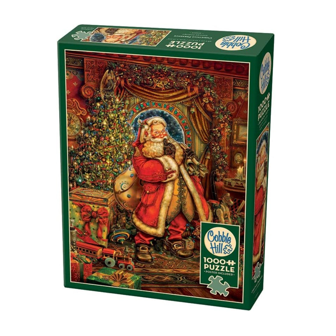 Cobble Hill Puzzles - Christmas Presence 1000 Piece Puzzle - The Puzzle Nerds  