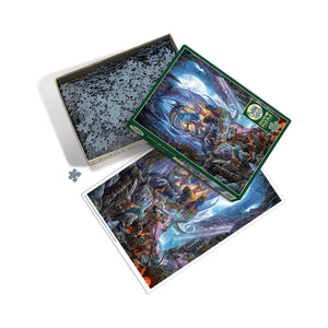 Cobble Hill Puzzles  - Dragonforge 1000 Piece Jigsaw Puzzle - The Puzzle Nerds 