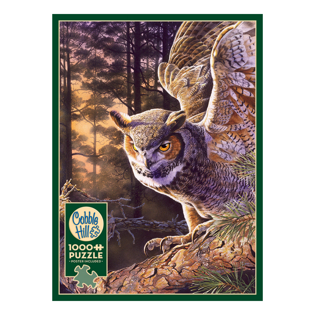 Cobble Hill  Puzzles - Evening Hunter 1000 Piece Puzzle - The Puzzle Nerds 