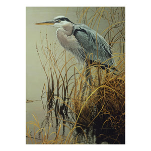 Cobble Hill Puzzles  - Great Blue Heron 500 Piece Jigsaw Puzzle - The Puzzle Nerds 