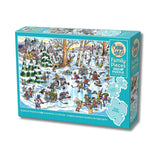 Cobble Hill Puzzles - Hockey Town 350 Piece Family Puzzle - The Puzzle Nerds  