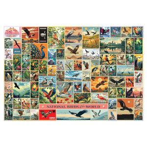 Cobble Hill Puzzles - National Birds Of The World 2000 Piece Puzzle - The Puzzle Nerds  