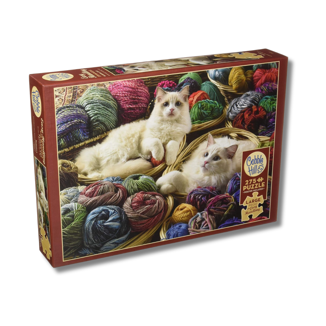 Cobble Hill Puzzles - Ragdolls Easy Handling 275 Piece Puzzle - Large Box - The Puzzle Nerds  