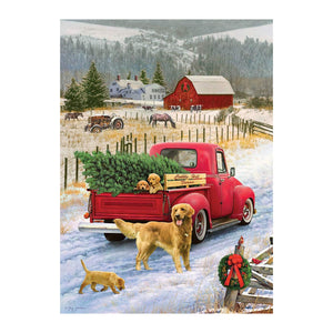 Cobble Hill Puzzles - Red Truck Farm 35 Piece Tray Puzzle - The Puzzle Nerds  