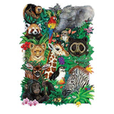 Cobble Hill Puzzles - Safari Babies 350 Piece Family Puzzle - Large Box - The Puzzle Nerds  