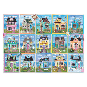 Cobble Hill  Puzzles - Seaside Cottages 1000 Piece Puzzle - The Puzzle Nerds 