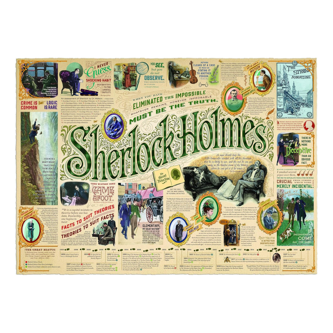 Cobble Hill Puzzles - Sherlock 1000 Piece Puzzle - Large Box - The Puzzle Nerds  