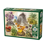 Cobbles Hill's 1000+ Puzzle jigsaw puzzle box featuring whimsical woodland creatures and plants on the front cover, shown against a plain white background.