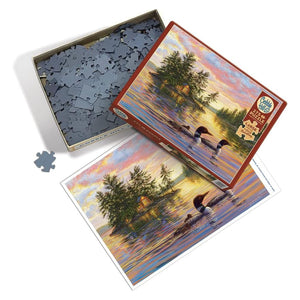 Cobble Hill Puzzles - Tranquil Evening Easy Handling 275 Piece Puzzle - The Puzzle Nerds 