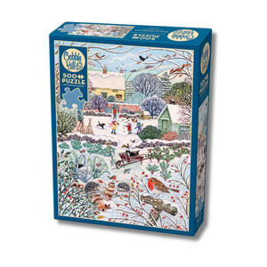 Cobble Hill Puzzles - Winter Holidays 500 Piece Puzzle - The Puzzle Nerds  