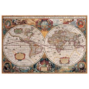 Eurographics - Antique World Map 2000 Piece Puzzle - The Puzzle Nerds 