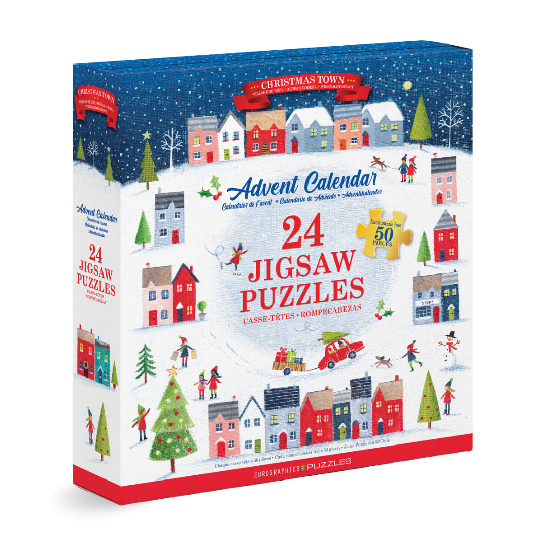 Eurographics  - Christmas Town Advent Calendar - The Puzzle Nerds 