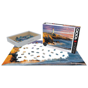 Eurographics - Peggy’s Cove Lighthouse, Nova Scotia 1000 Piece Puzzle - The Puzzle Nerds