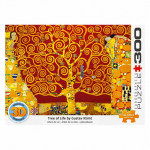 Eurographics - Tree Of Life by Gustav Klimt 300 Piece 3D Lenticular Puzzle - The Puzzle Nerds