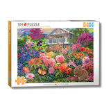 Eurographics Puzzles  - Bunny Garden 104 Piece Puzzle - Connecting Pieces - The Puzzle Nerds 