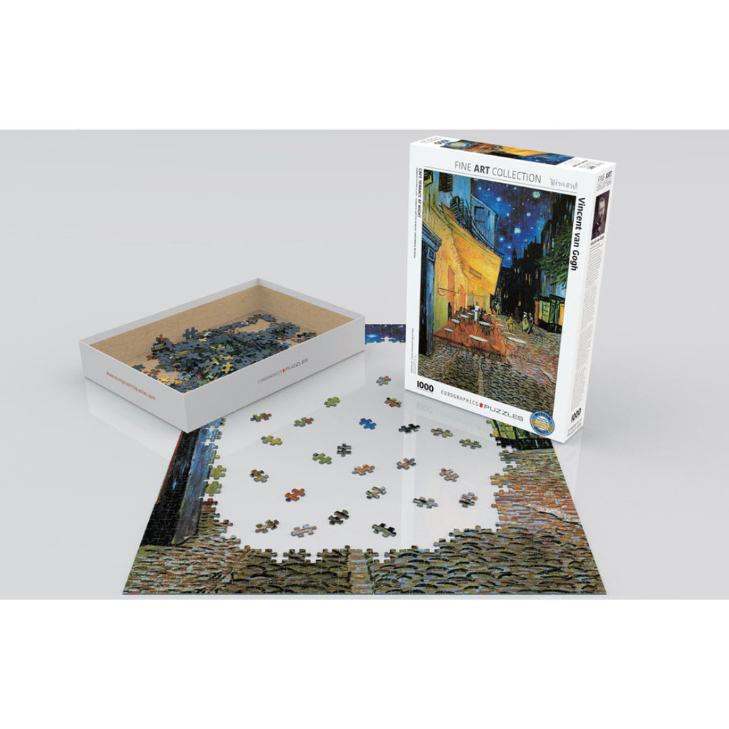 Café Terrace At Night 1000 Piece Puzzle – The Puzzle Nerds