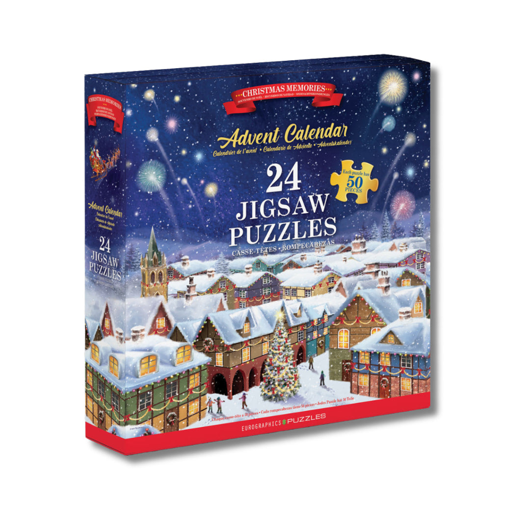 Eurographics Puzzles - Christmas Memories Advent Calendar -The Puzzle Nerds