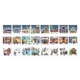 Eurographics Puzzles - Christmas Town Fair - Advent Calendar  - The Puzzle Nerds  