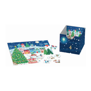 Eurographics Puzzles - Christmas Village Advent Calendar - The Puzzle Nerds  