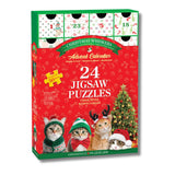Eurographics Christmas Advent jigsaw puzzles of cats