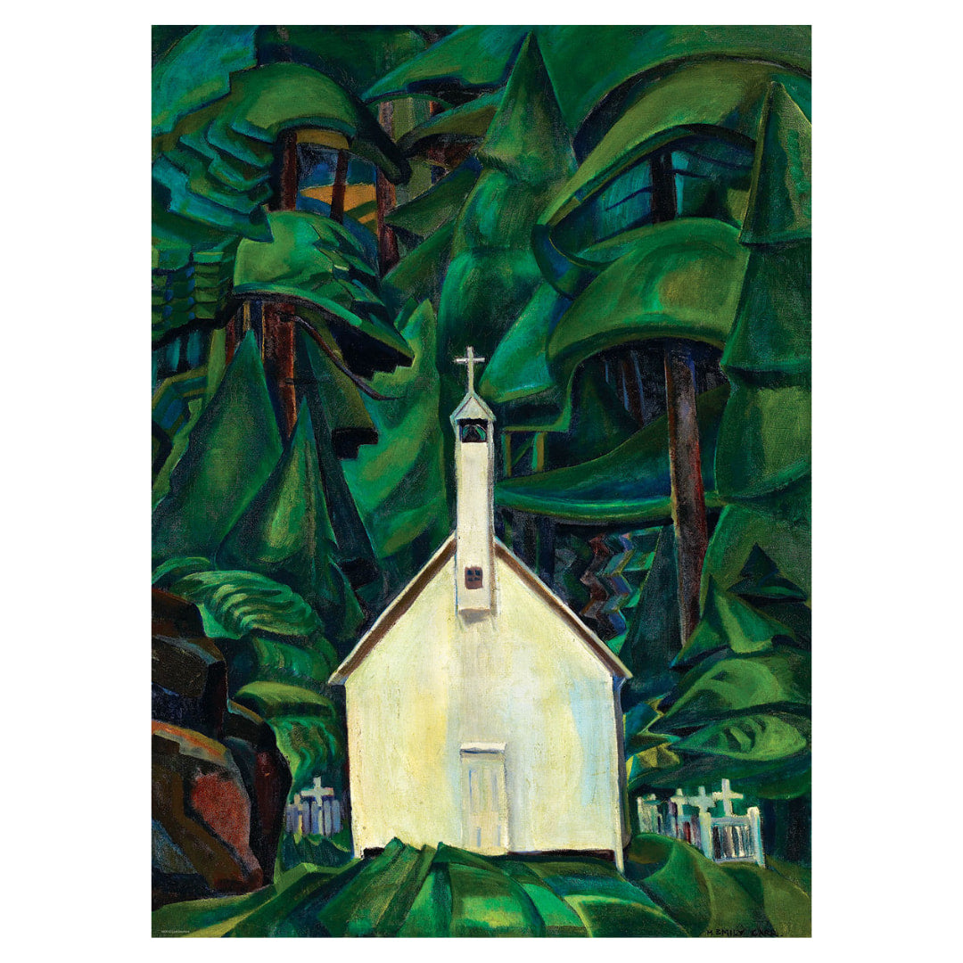 Eurographics Puzzles - Church in Yuquot Village 1000 Piece Puzzle - The Puzzle Nerds  