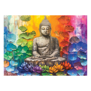 Eurographics Puzzles - Colorful Buddha 1000 Piece Puzzle - The Puzzle Nerds 