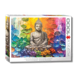 Eurographics Puzzles - Colorful Buddha 1000 Piece Puzzle - The Puzzle Nerds 