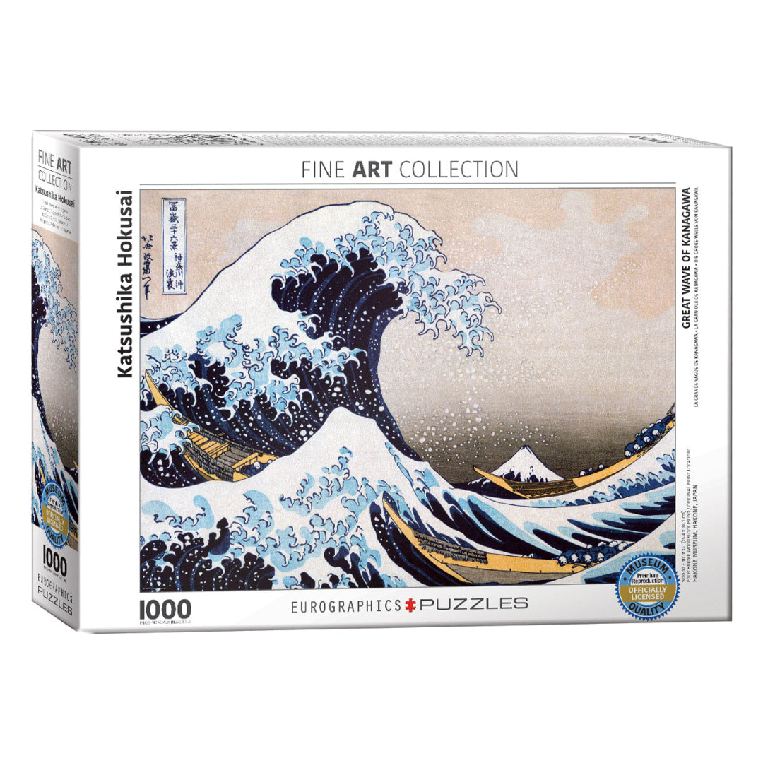 Eurographics Puzzles - Great Wave of Kanagawa 1000 Piece Puzzle - The Puzzle Nerds  