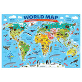 Eurographics Puzzles - Illustrated World Map 100 Piece Puzzle - The Puzzle Nerds  