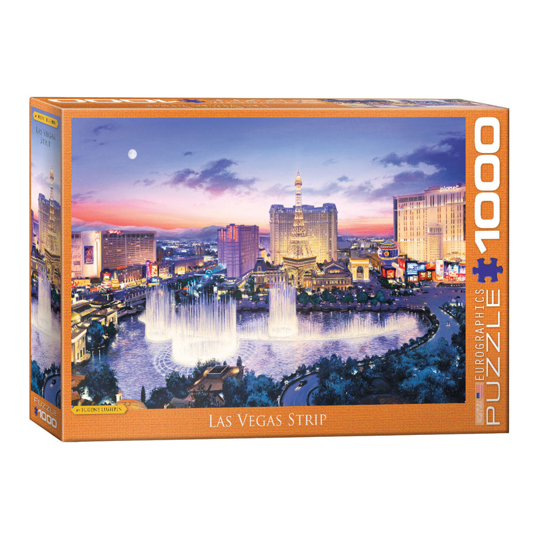 Eurographics Puzzles - Las Vegas Strip 1000 Piece Puzzle - The Puzzle Nerds  