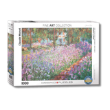 A jigsaw puzzle featuring Monet's Garden by Claude Monet 