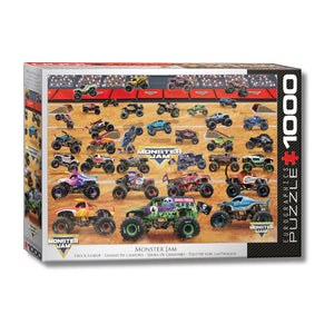 Eurographics Puzzles - Monster Jam Truck Lineup 1000 piece puzzle - The Puzzle Nerds  