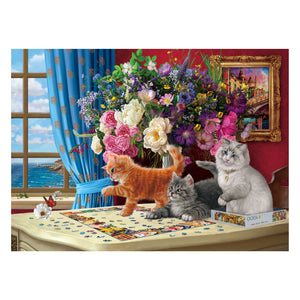 Eurographics Puzzles - Puzzling Cats 1000 Piece Puzzle - The Puzzle Nerds 